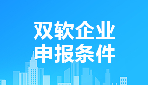 雙軟企業(yè)申報條件2021